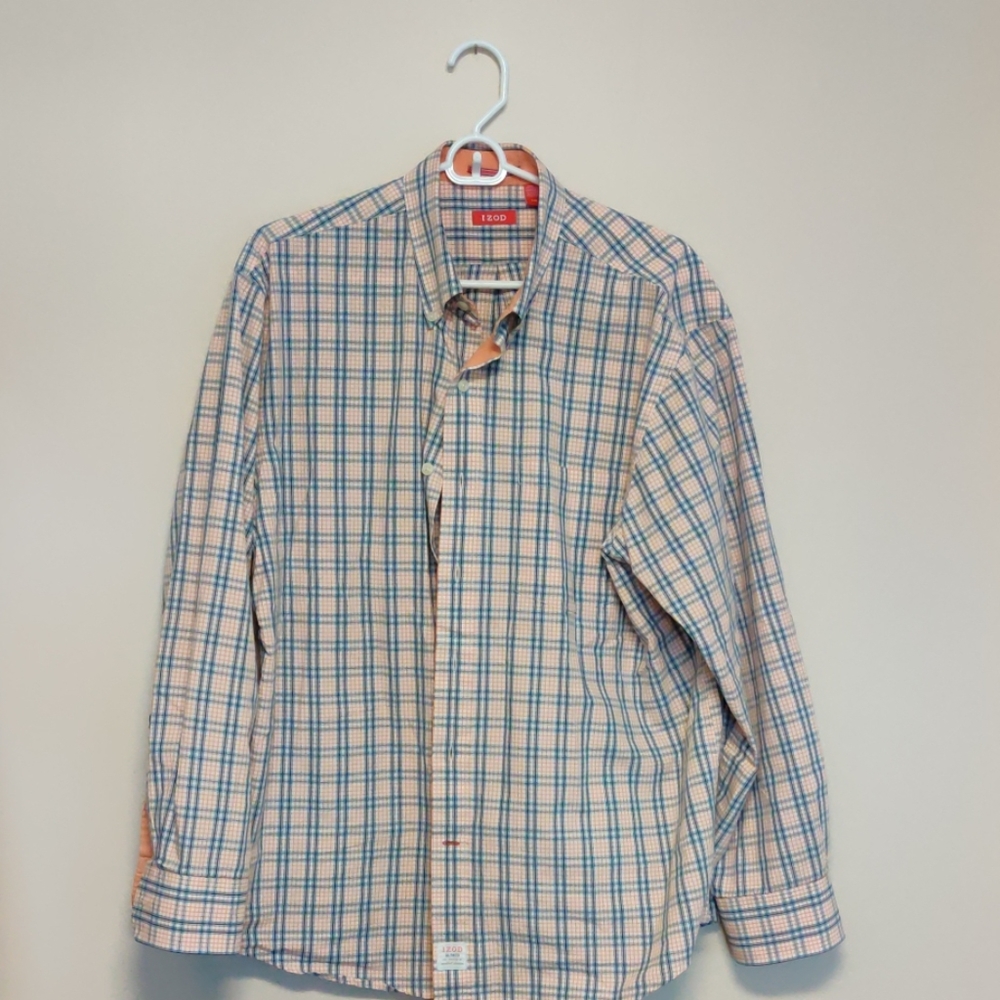 Long sleeve IZOD shirt.  Button down
